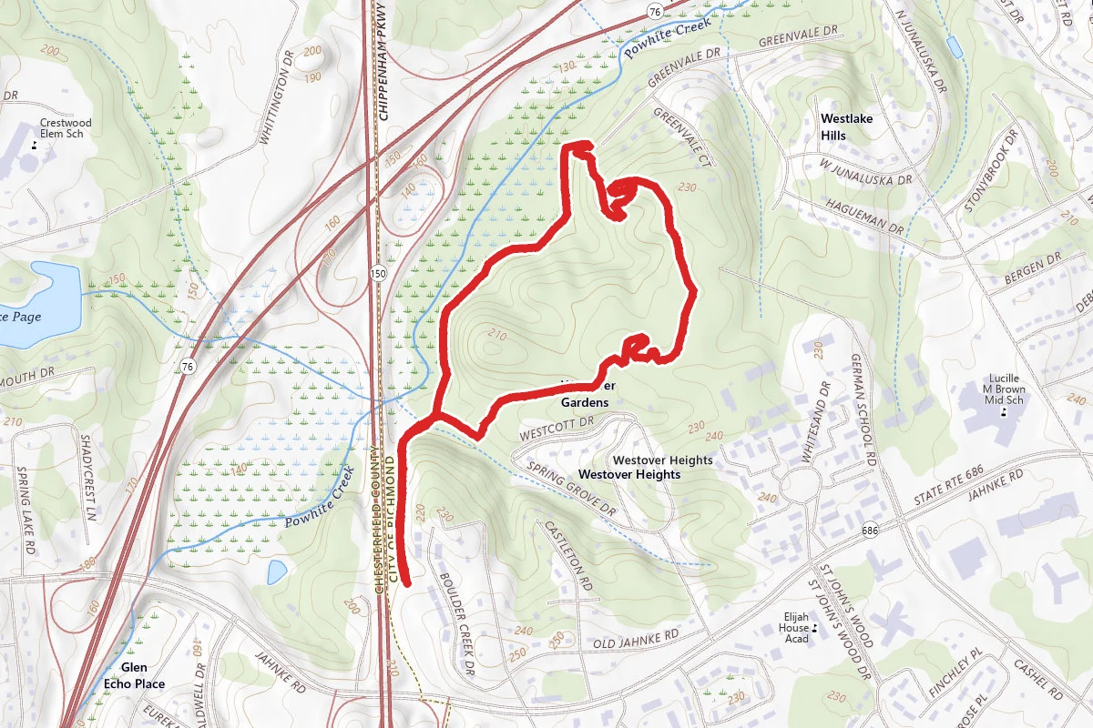 Powhite Park Loop Trail