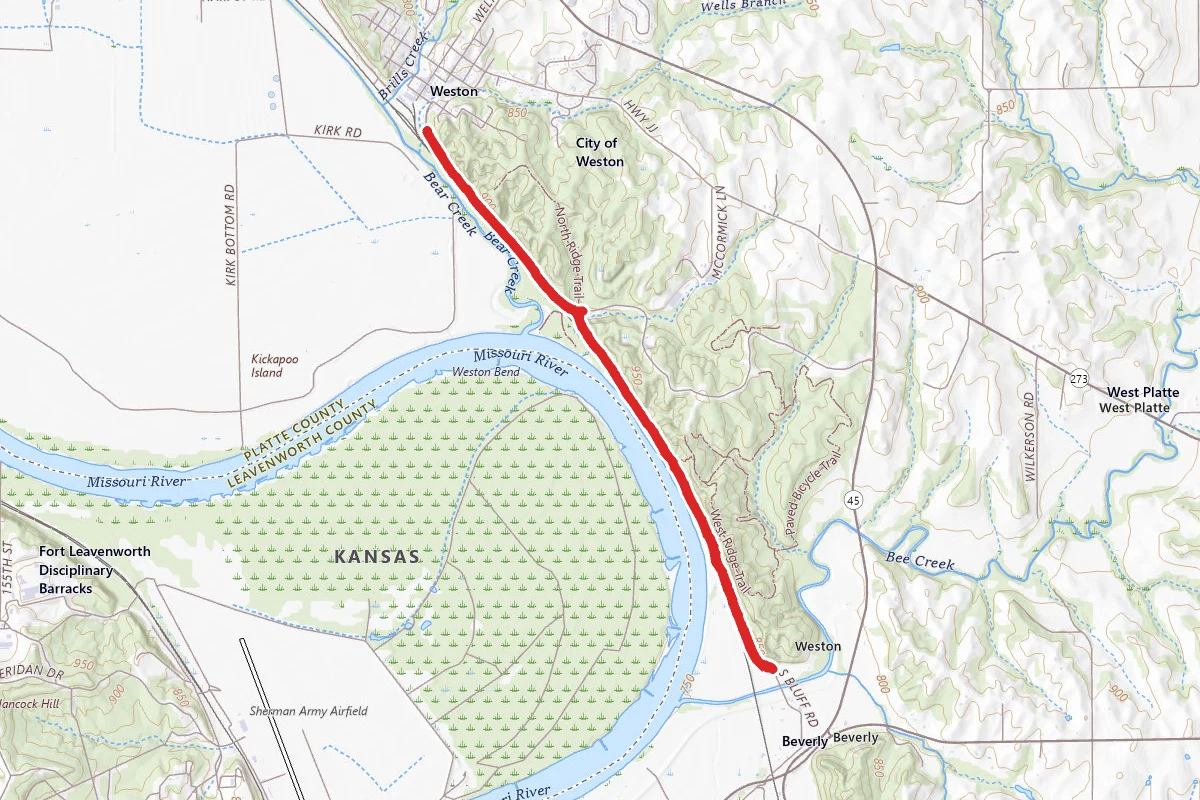 Weston Bluffs Trail