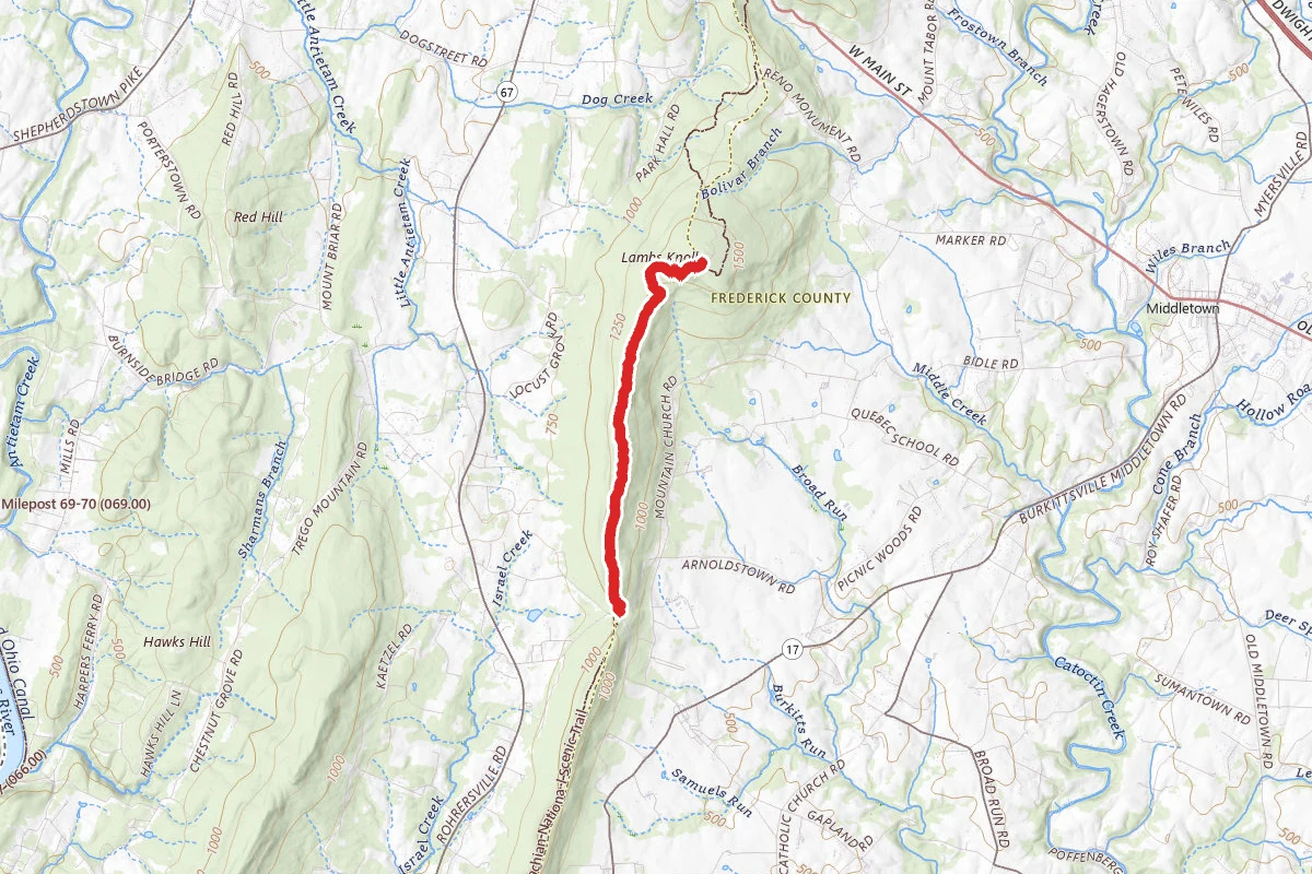 Lamb's Knoll via Appalachian Trail