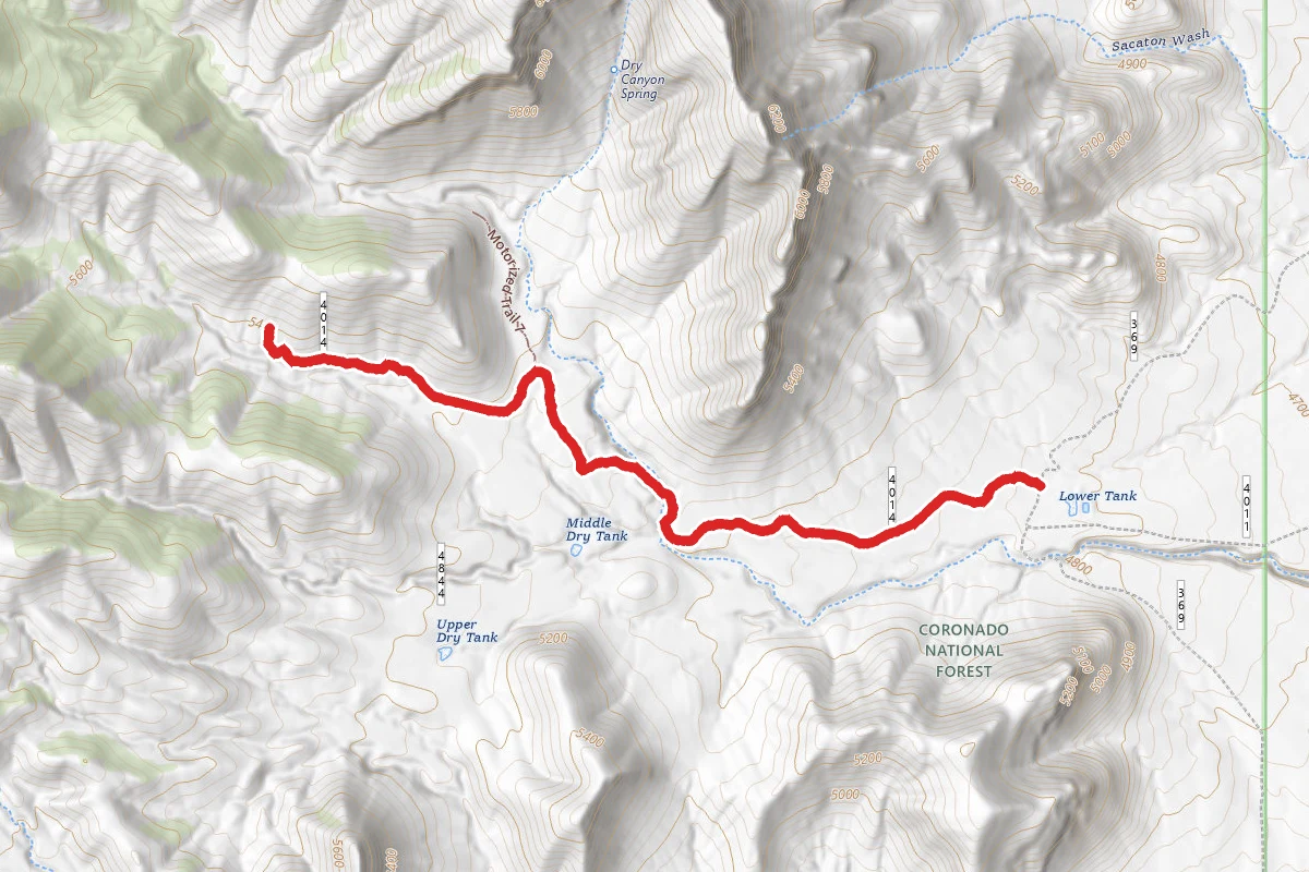 Upper Dry Canyon