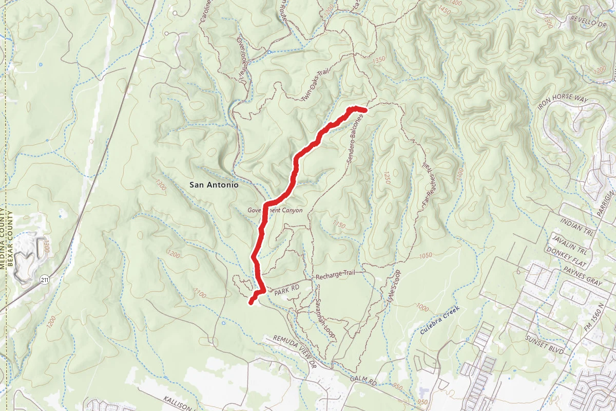 Government Canyon Wildcat Canyon Trail