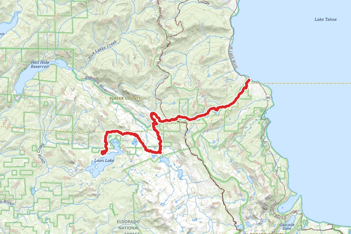 Rubicon OHV Trail