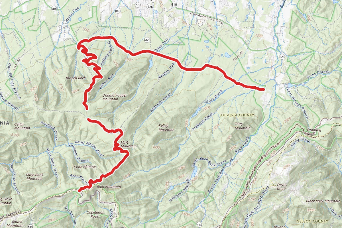 Big Levels to the Blue Ridge OHV Route