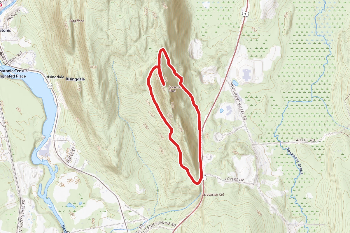 Hickey, Squaw and Indian Loop