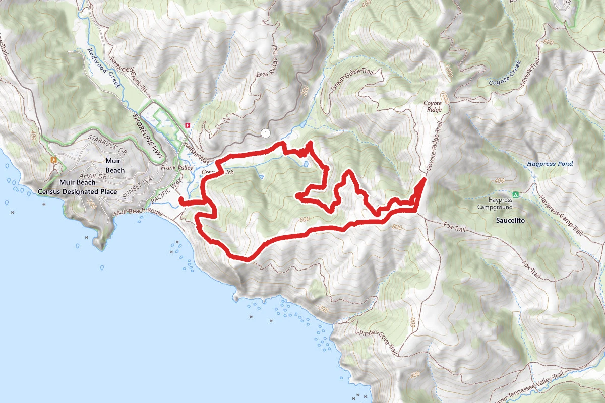 Middle Green Gulch Trail