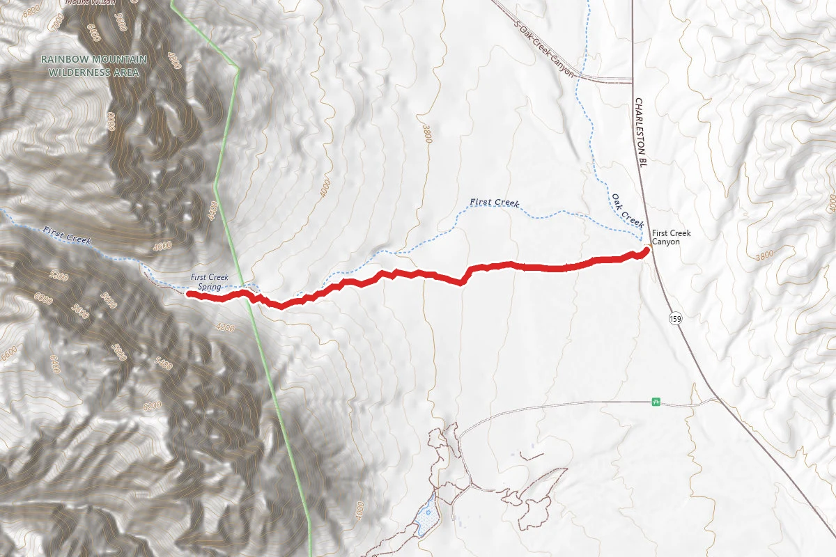 First Creek Canyon Trail