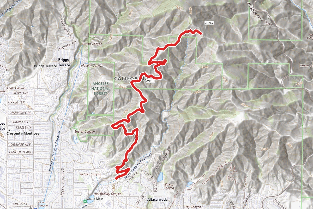 Earl Canyon Mountainway