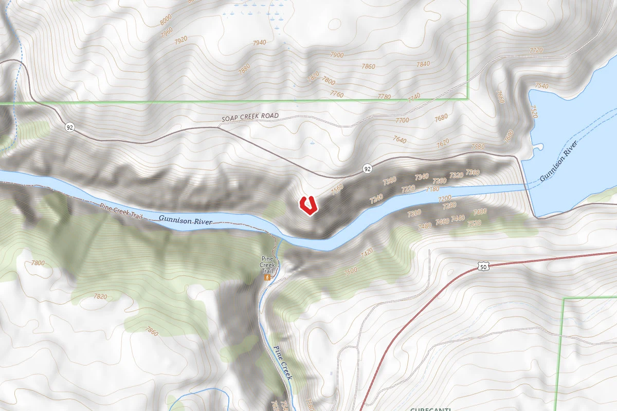 Blue Mesa Dam Overlook Trail