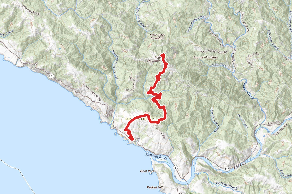Pole Mountain via Sea to Sky Trail