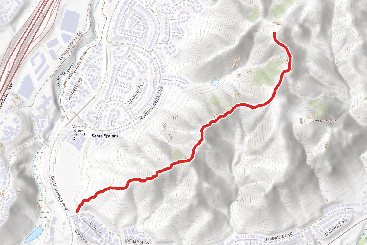 Van Dam Peak Trail