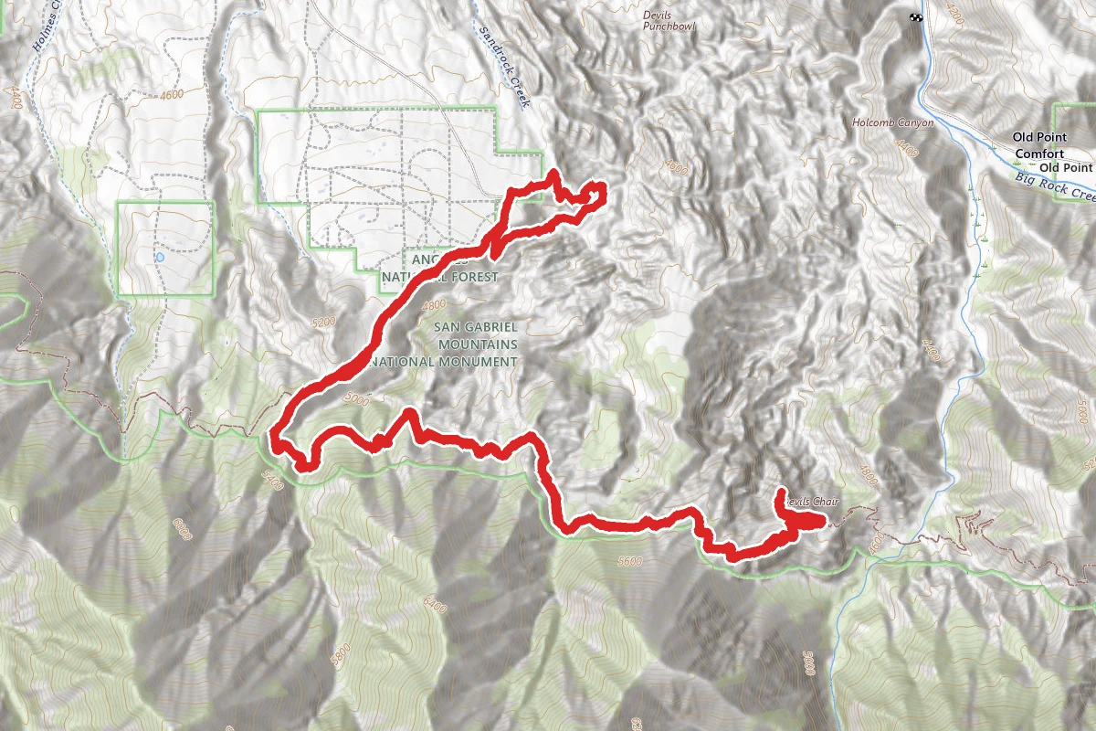 Devils Chair Trail