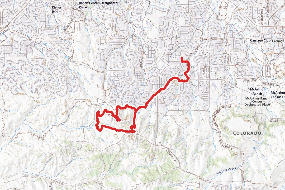 West Big Dry Creek Trail