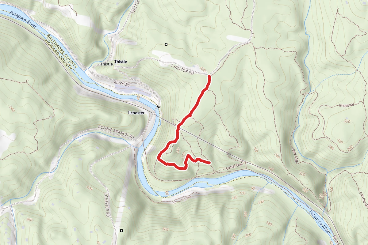 Ilchester Rocks and Buzzards Rock Reroute
