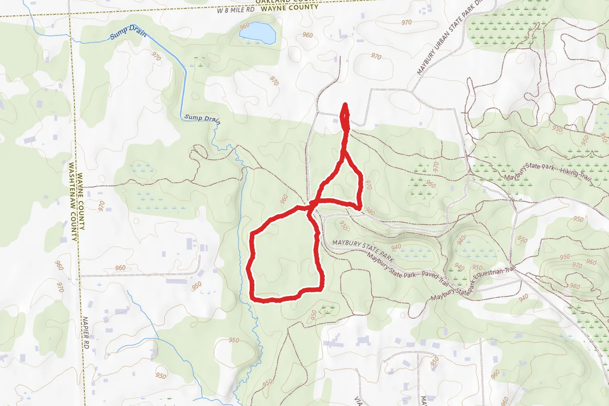 Maybury State Park Hiking Trail