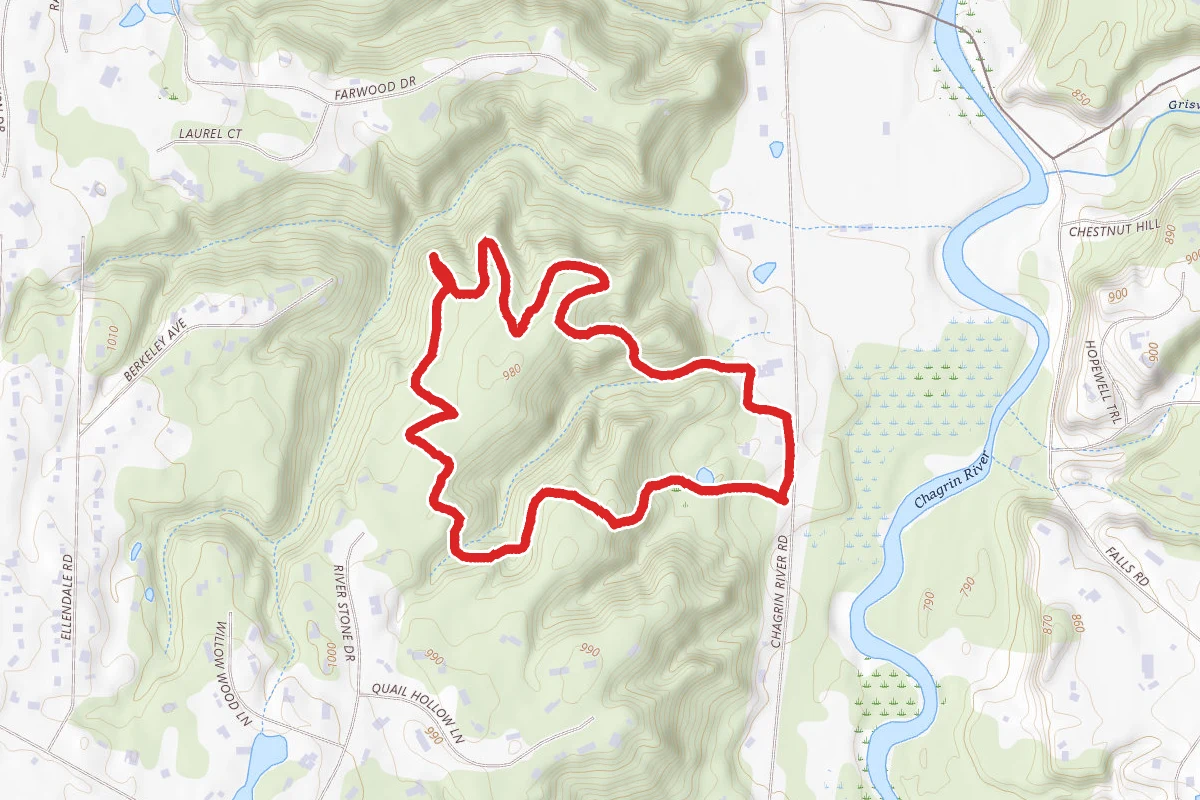 Upper Pond Trail to Wild Turkey Trail