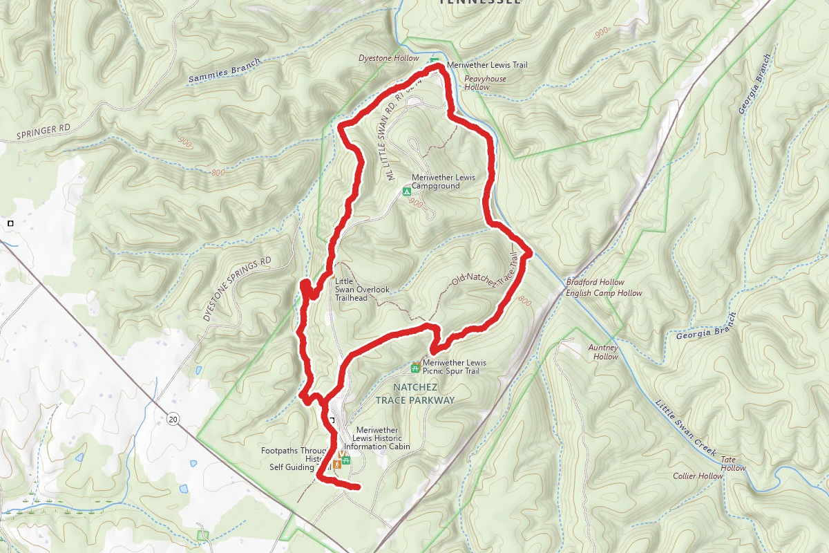 Meriwether Lewis Loop Trail