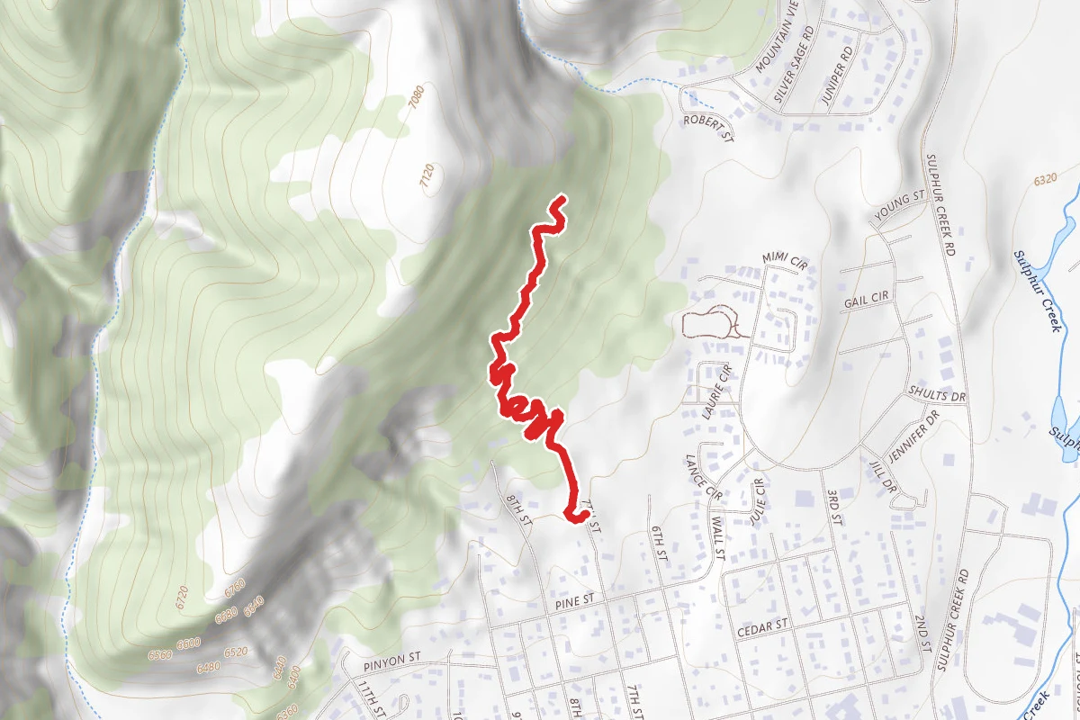 Mountain Bike Flow Course Trail