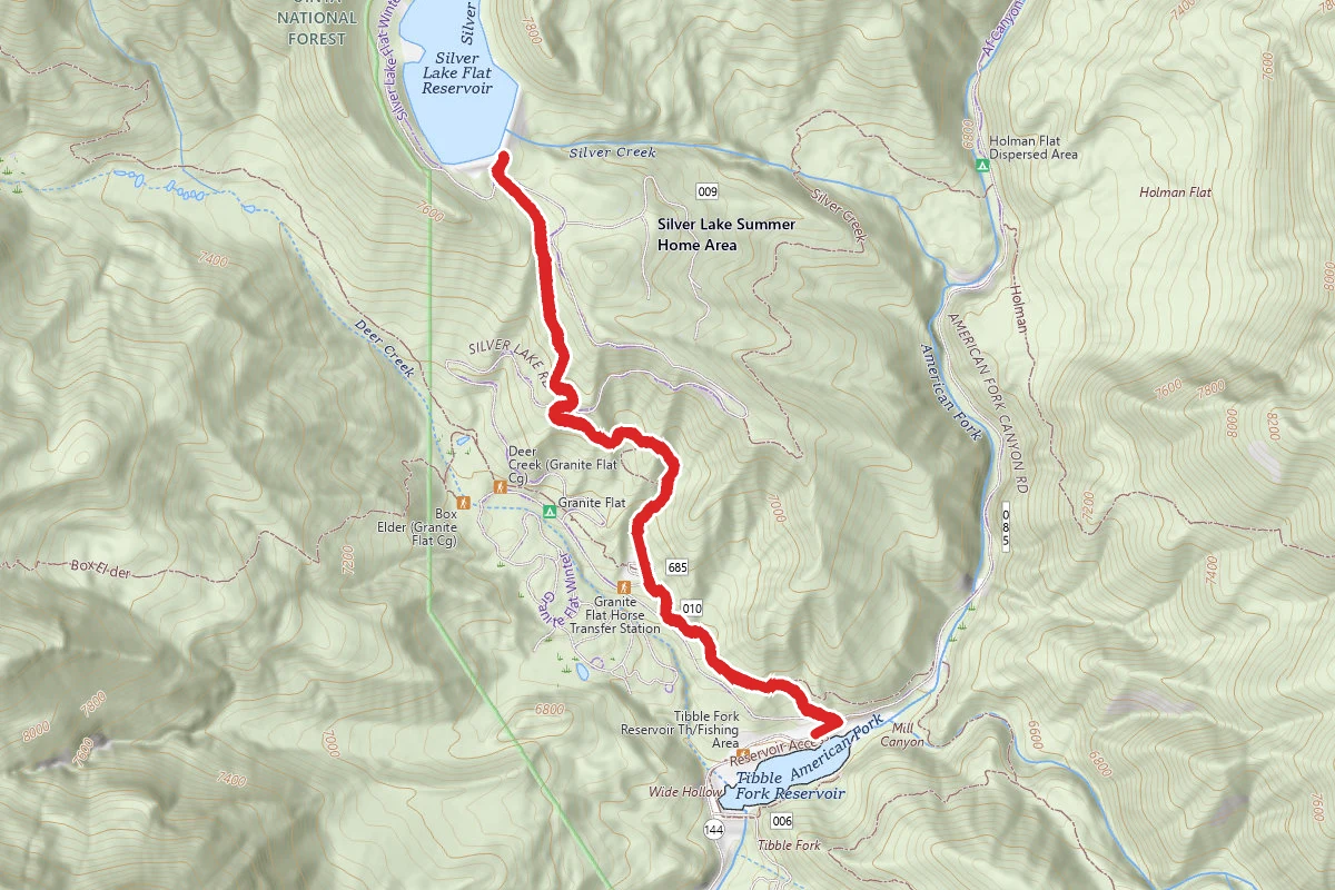 Silver Flat Lake Trail
