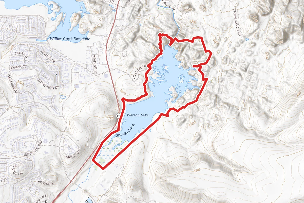 Watson Lake and Flume Trail