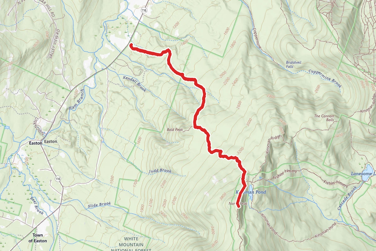 North Kinsman Via Kinsman Ridge Trail
