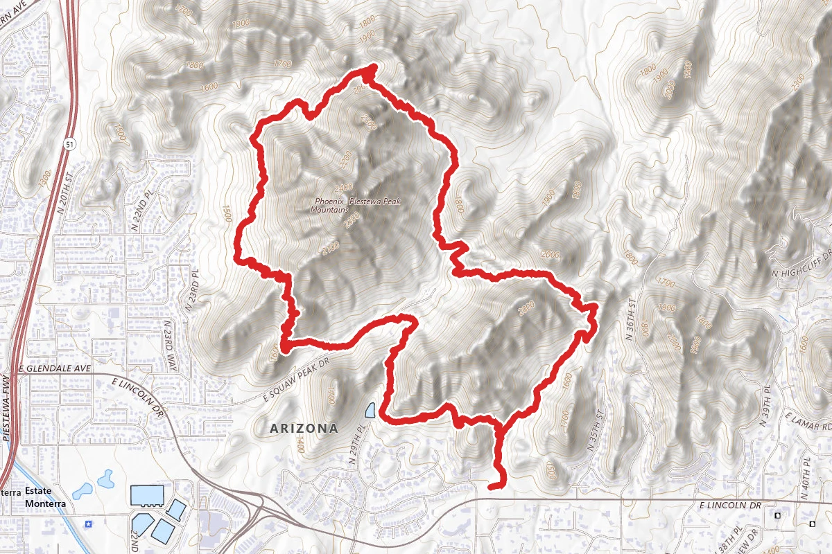 Squaw Peak Circumference
