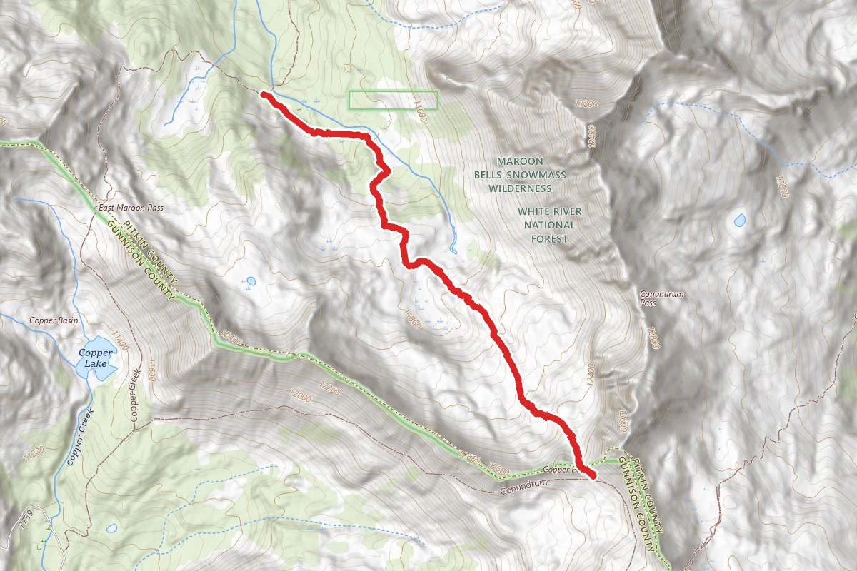 Copper Pass Spur Trail