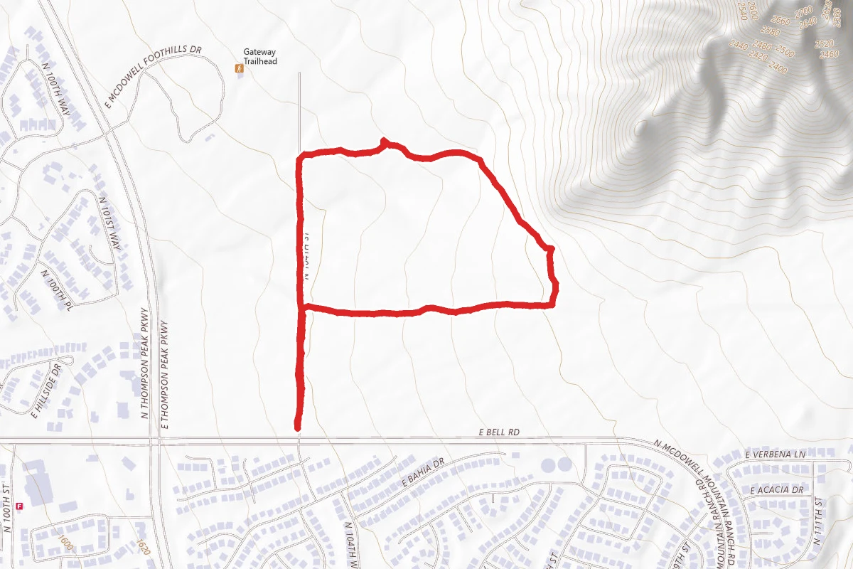 104th St Trail and Levee Trail Loop