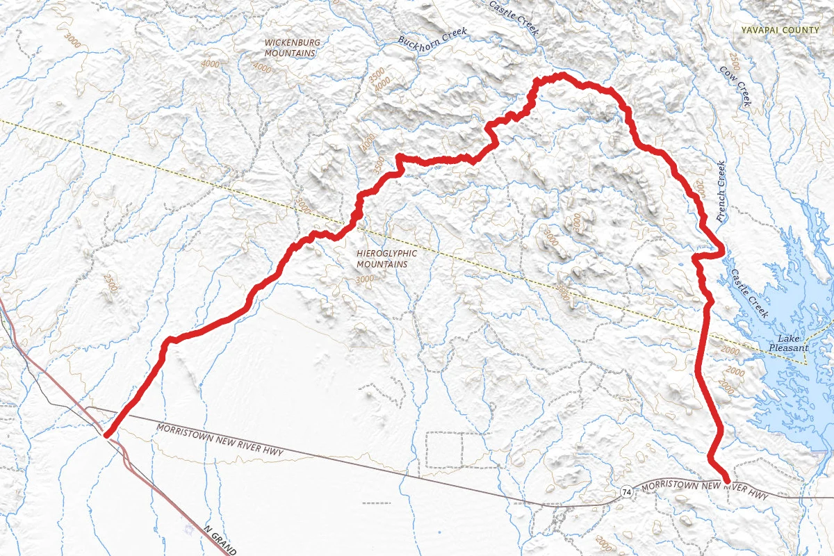 Castle Hot Springs OHV Road