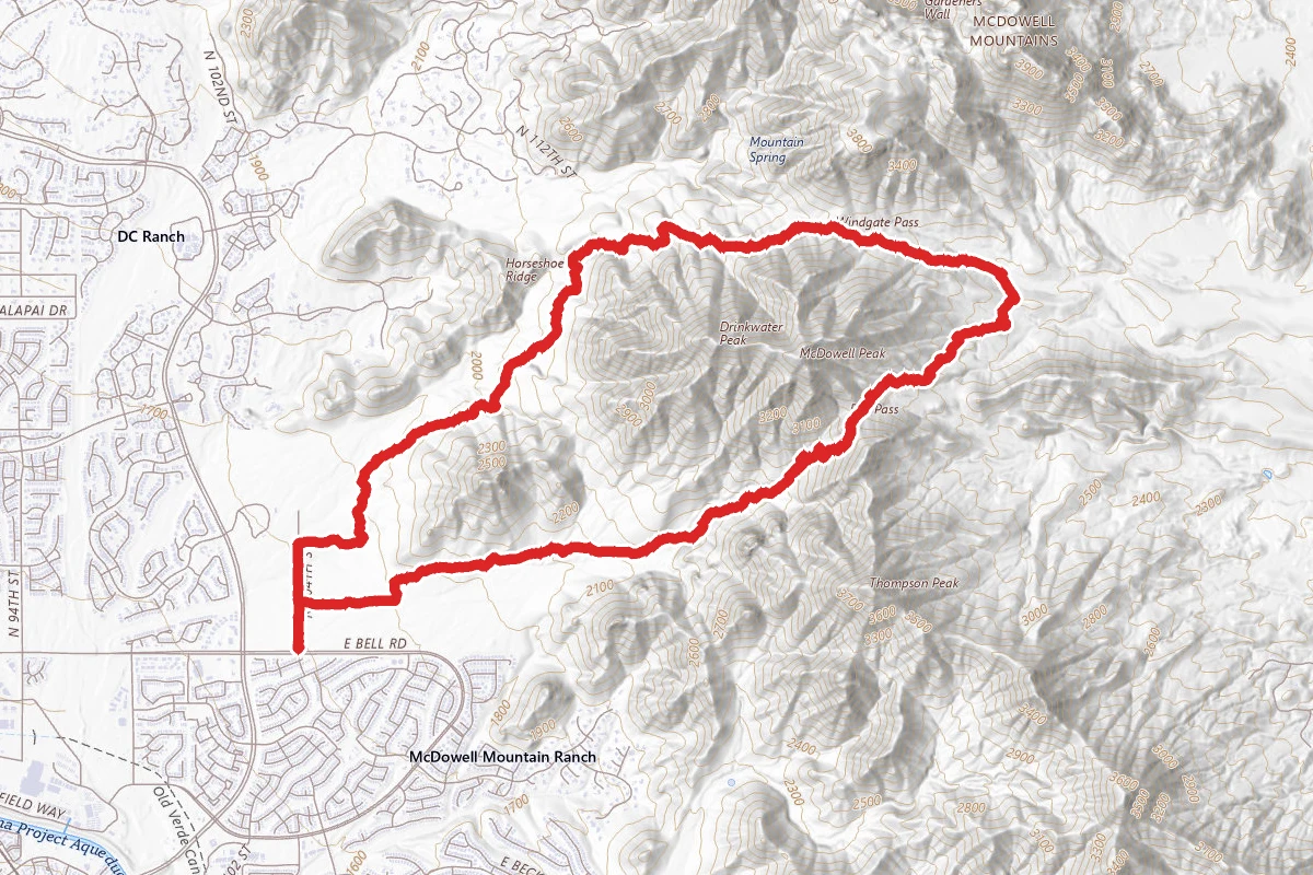 Bell Pass and Windgate Pass Trail Loop