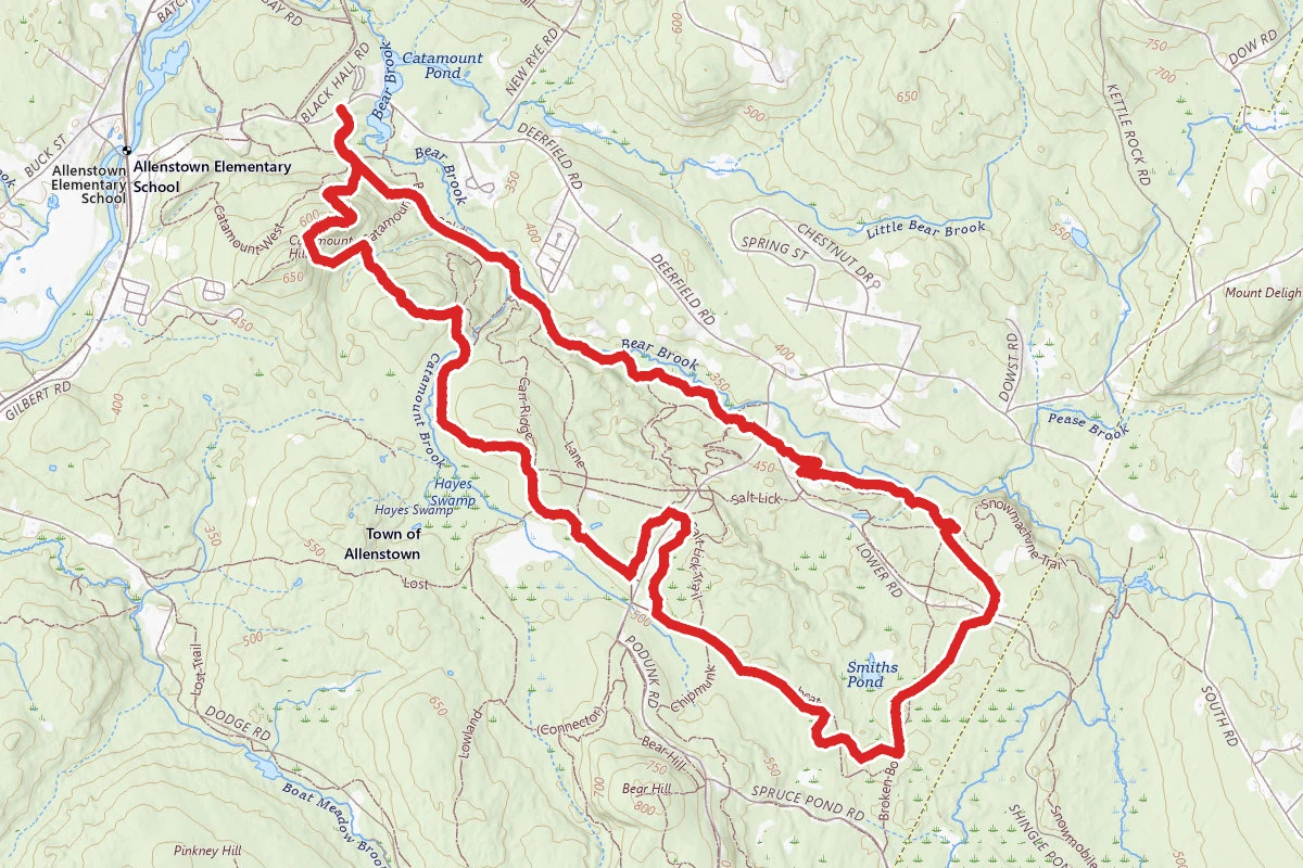One Mile, Sentennial Pine, Bobcat Loop Trail