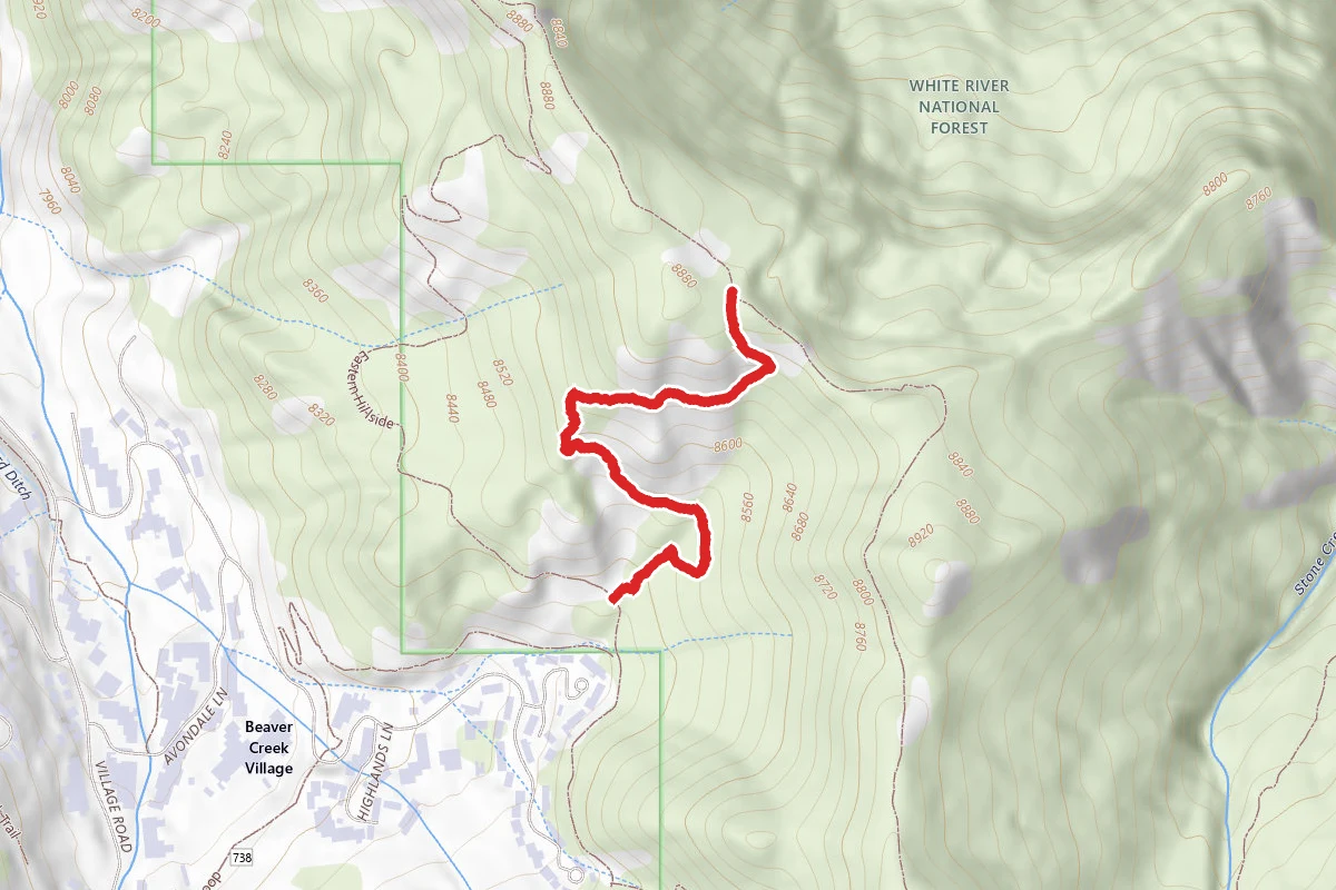 Eastern Hillside Cutoff Trail