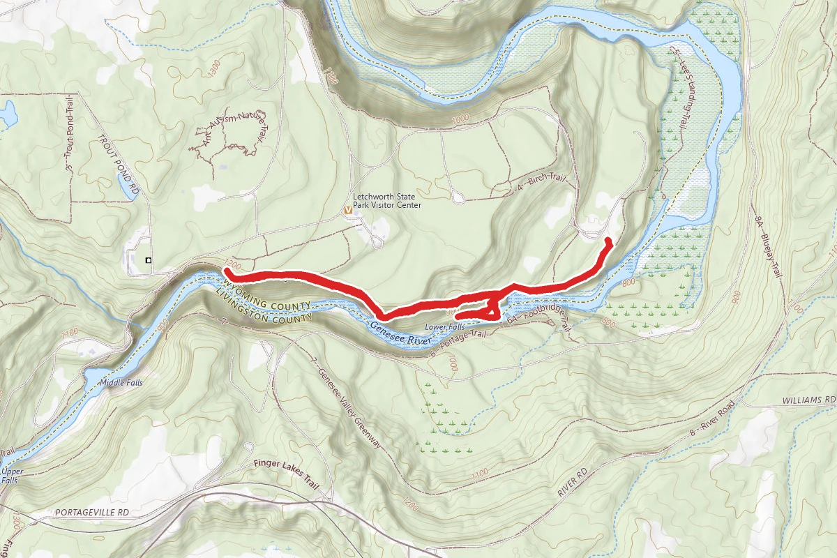 Lower Falls and Gorge Trail