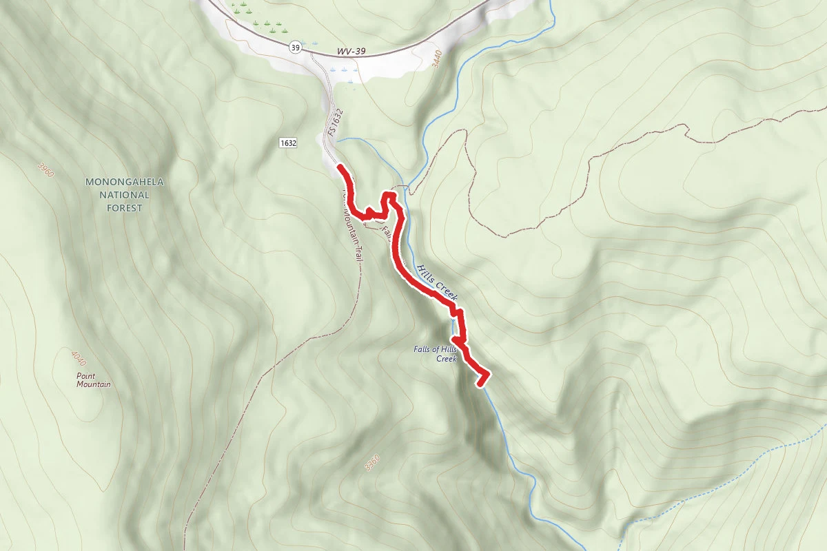 Falls of Hills Creek Trail