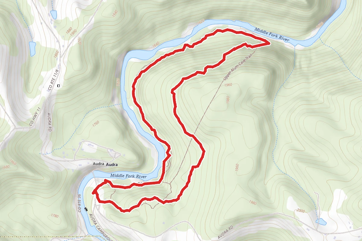 Alum Creek and Cave Trail