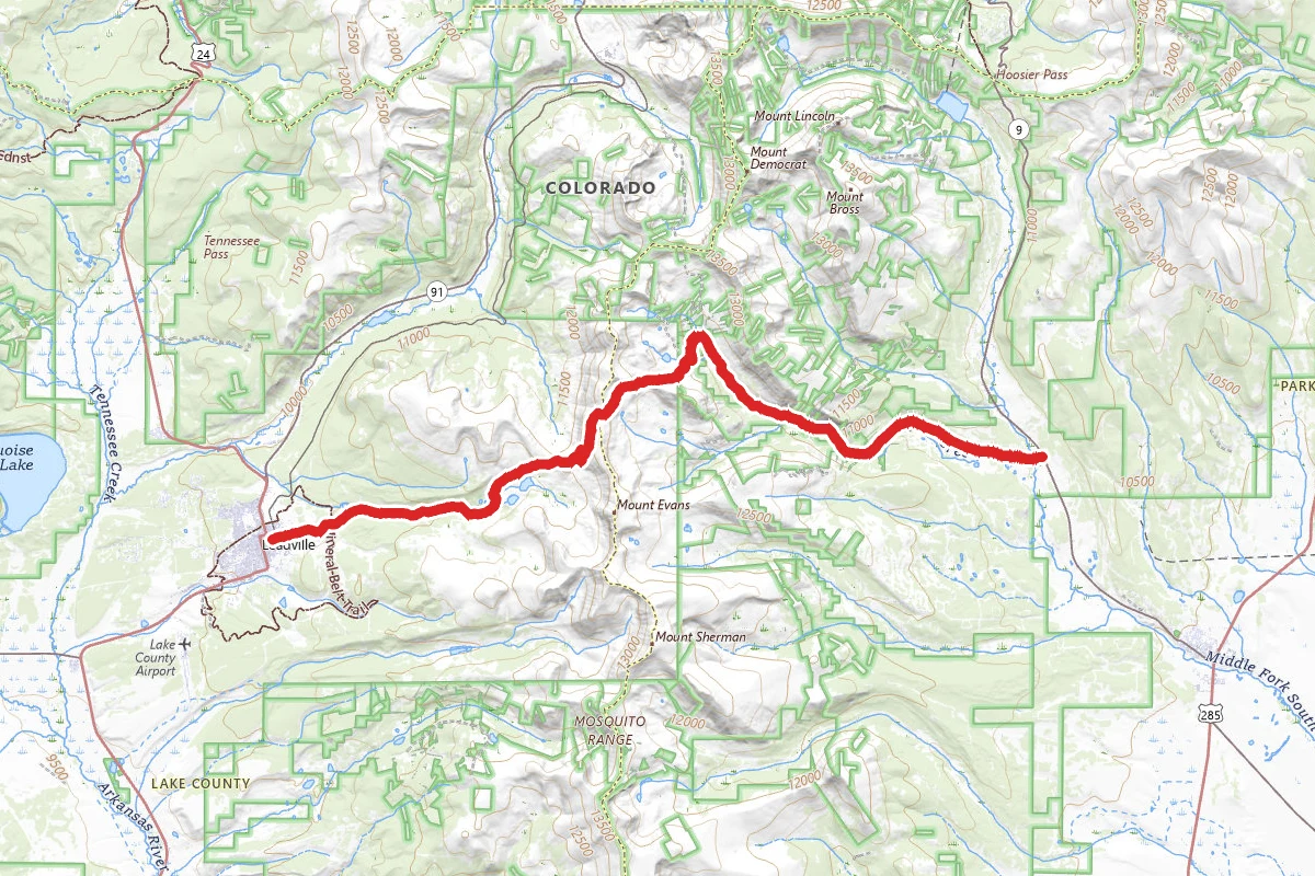 Mosquito Pass OHV Road