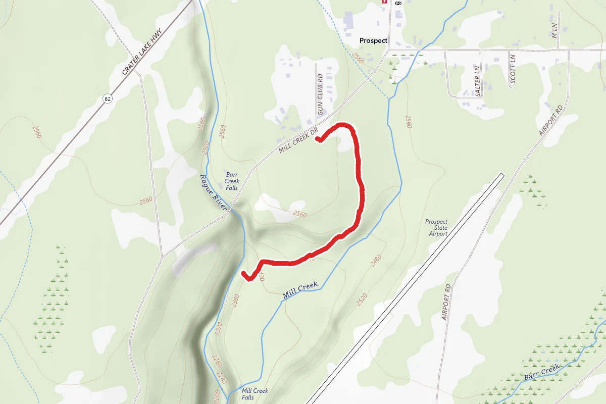 Pearsoney Falls Trail