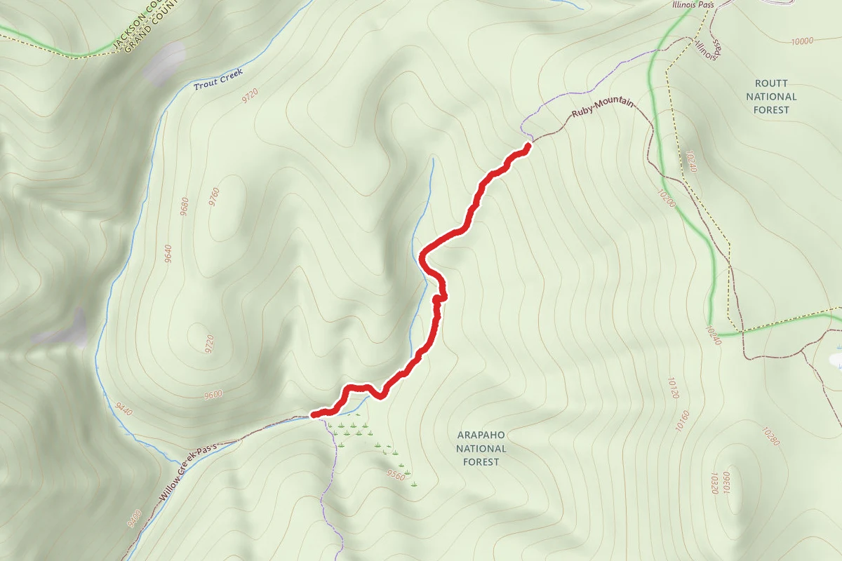 Illinois Pass Trail