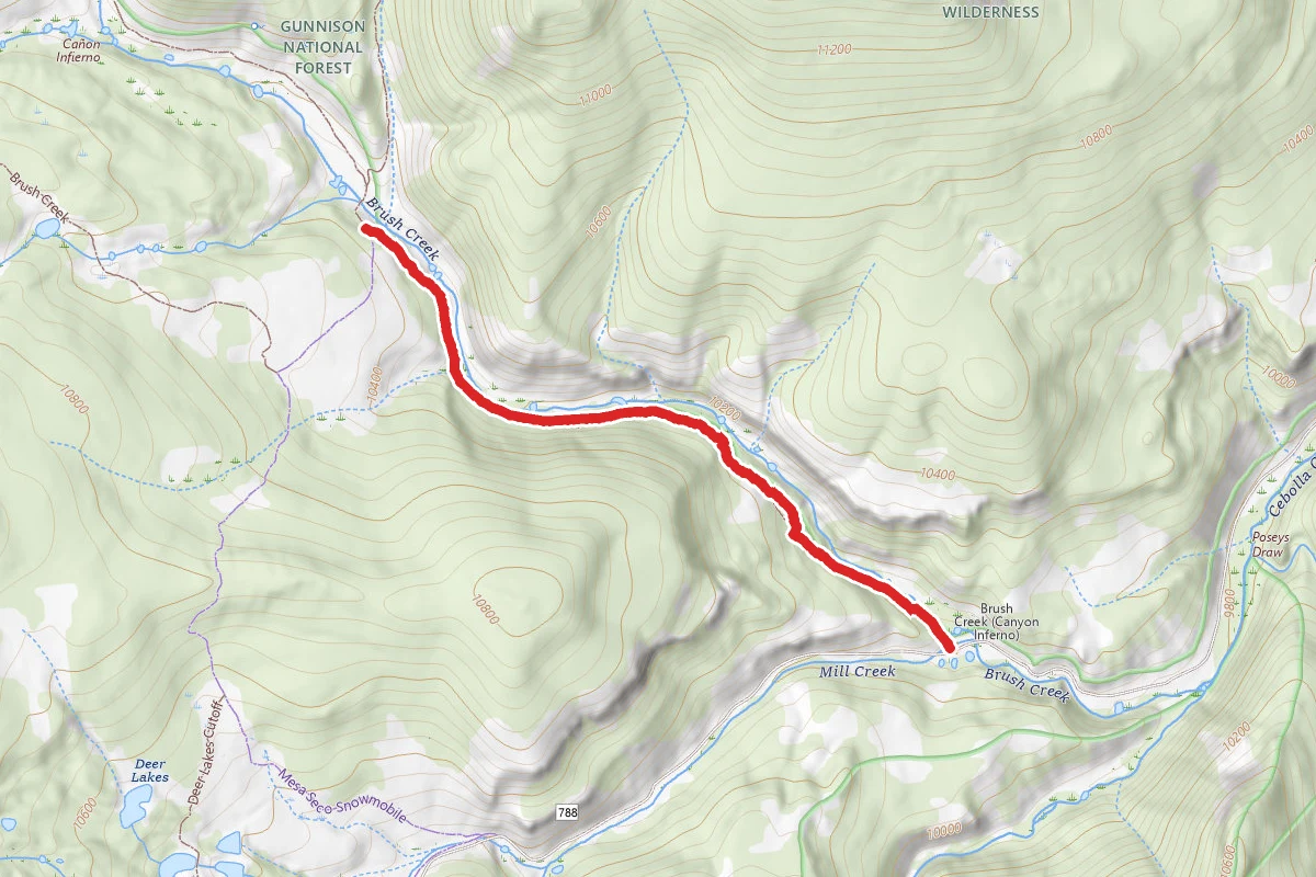 Canyon Infierno Trail
