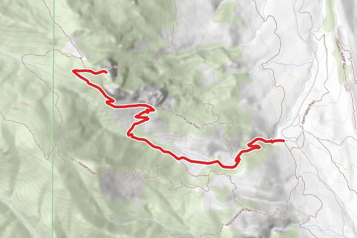 Arthur's Rock Trail