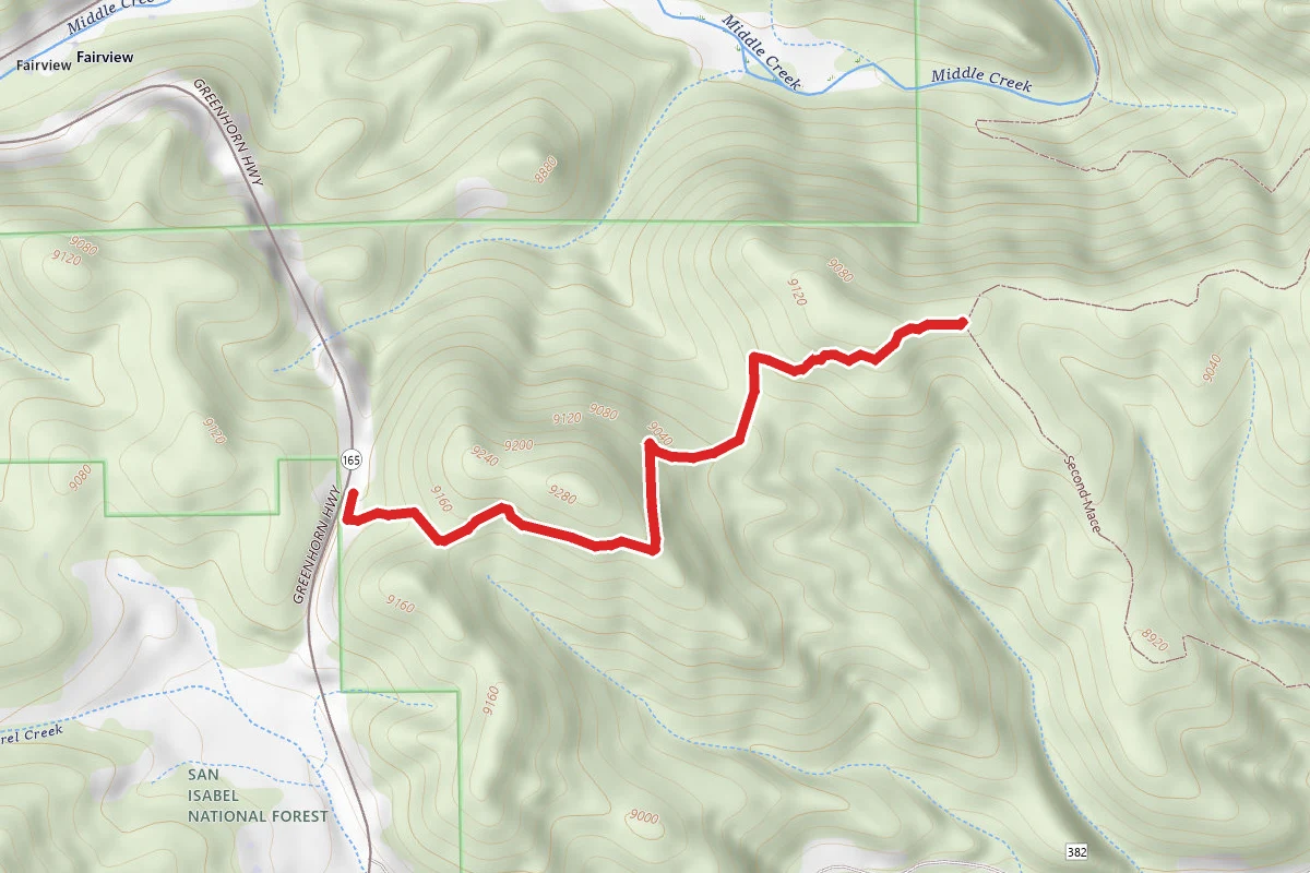 Second Mace Spur Trail