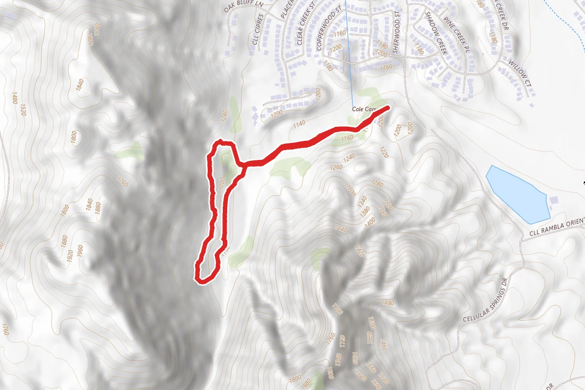 Wiashal Trail Loop to Cole Canyon