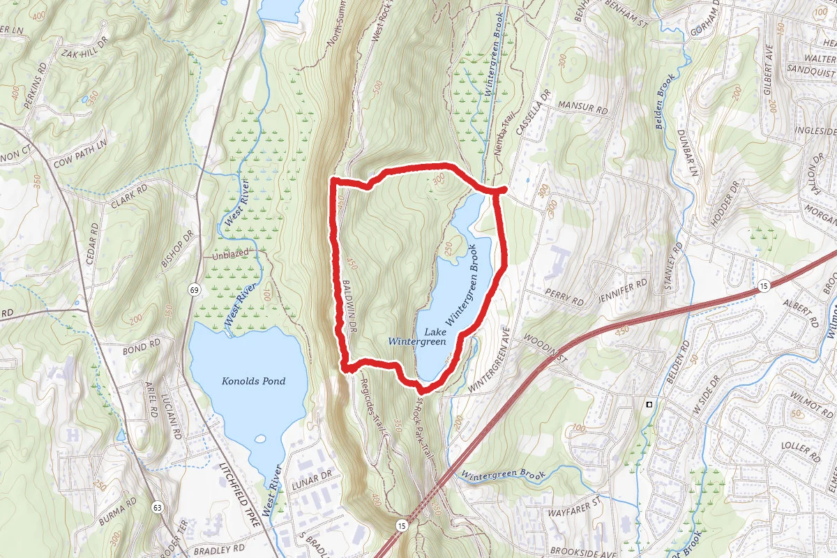 Lake Wintergreen and Regicides Trail (Blue Blaze) Loop