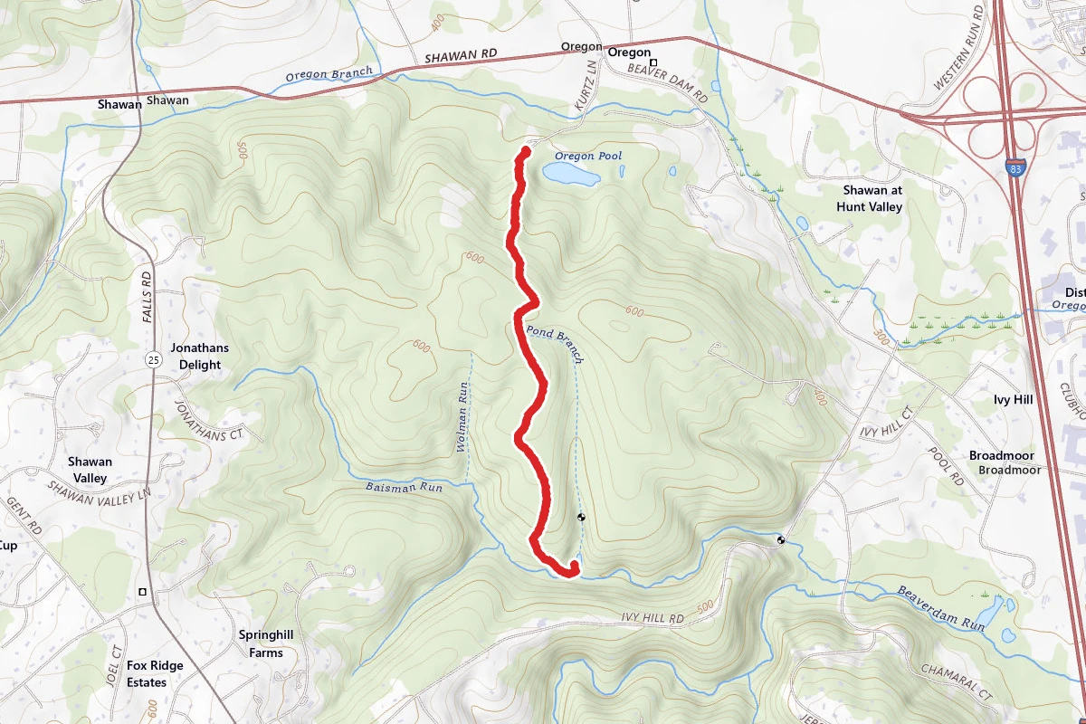 Laurel Trail and Ivy Hill Trail