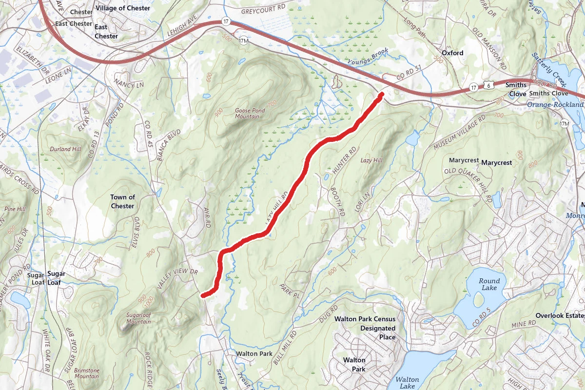 Goose Pond Mountain Trail