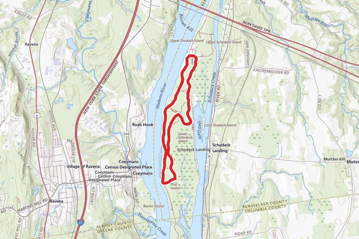 Schodack Island State Park Trail
