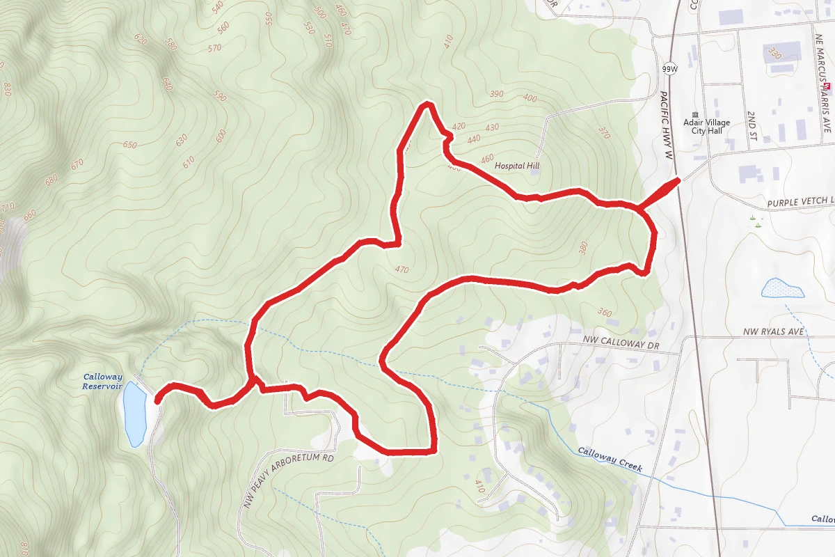 Calloway Creek to Cap House Loop Trail