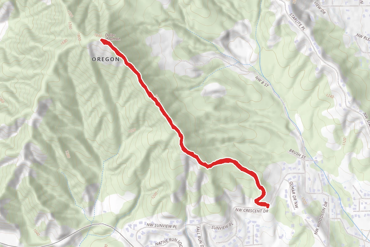 Dollar Mountain Trail
