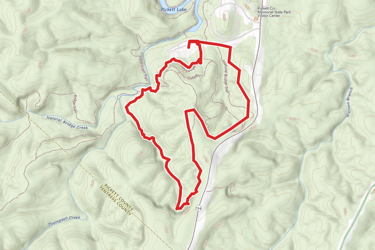 Hazard Cave and Natural Bridge Trail