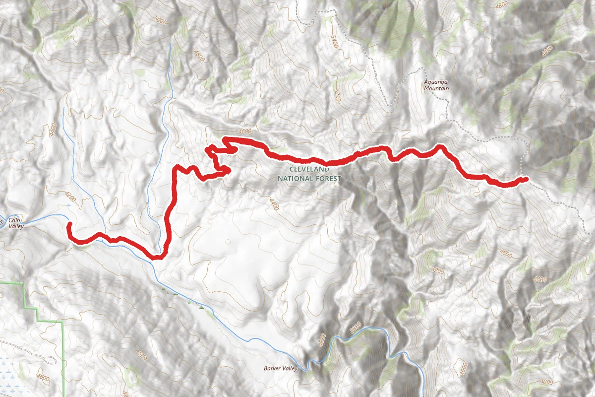 Barker Valley Spur Trail
