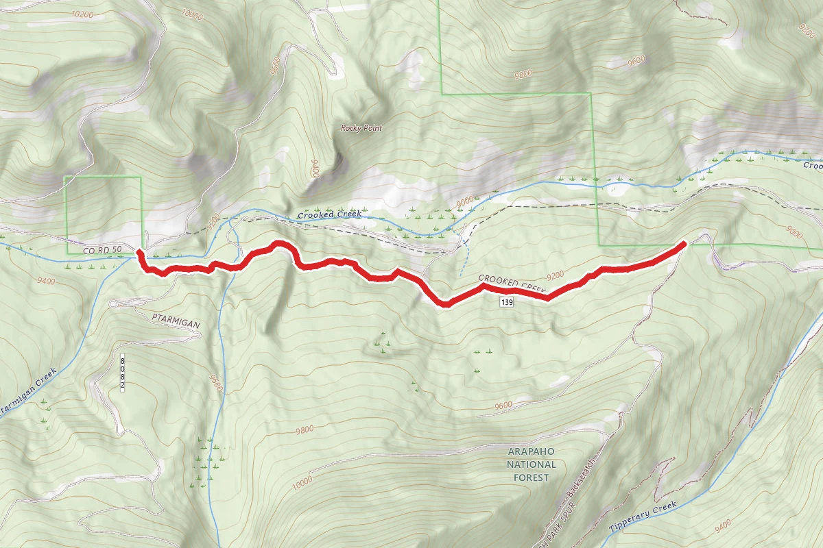 Crooked Creek/Keyser Creek Road